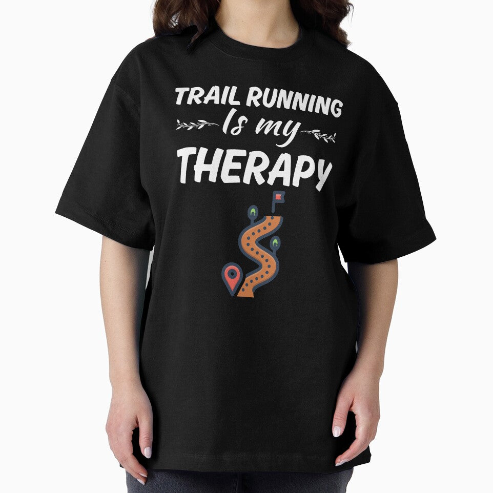 Trail running is my therapy, funny trail runners community by NBSStore