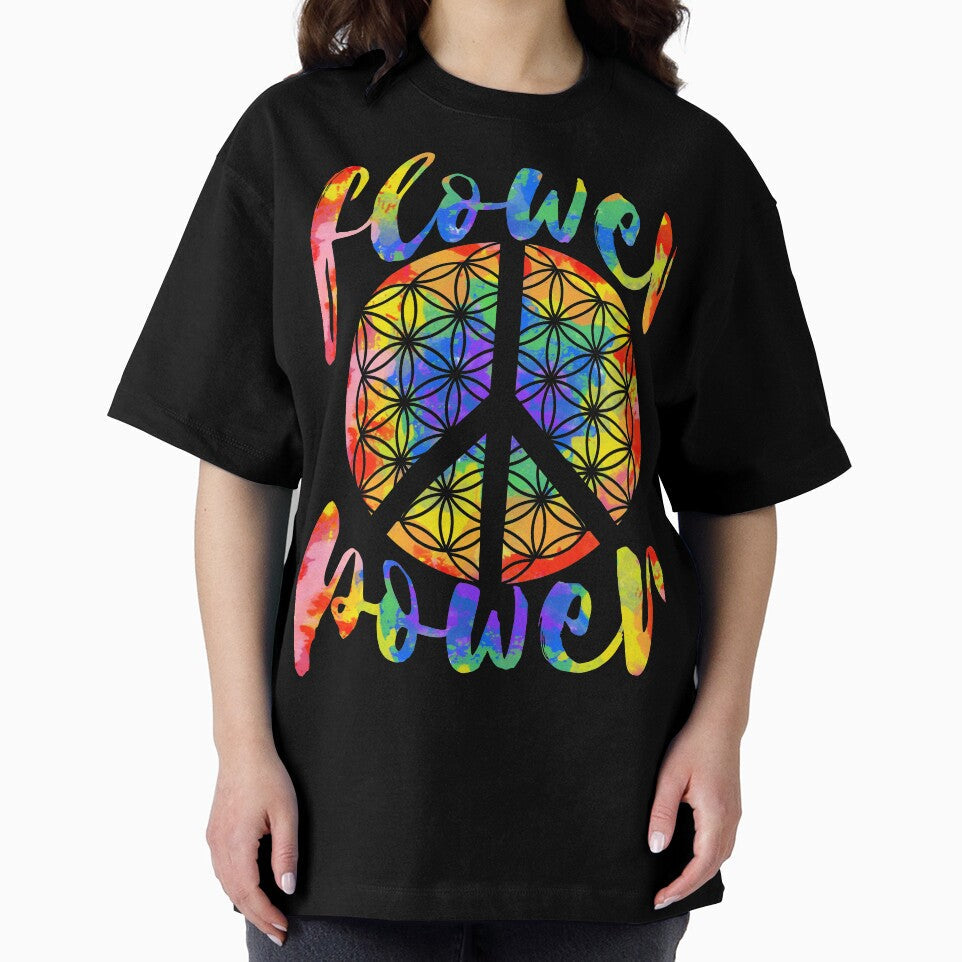 Flower Power Flower of Life Hippie Design by LuminOrb