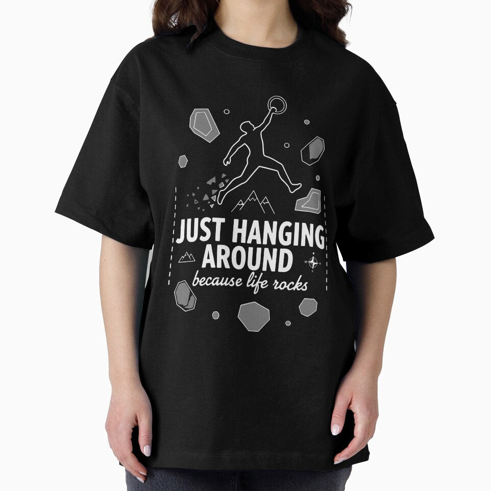 Just Hanging Around Life Rocks Climbing Design by LuminOrb
