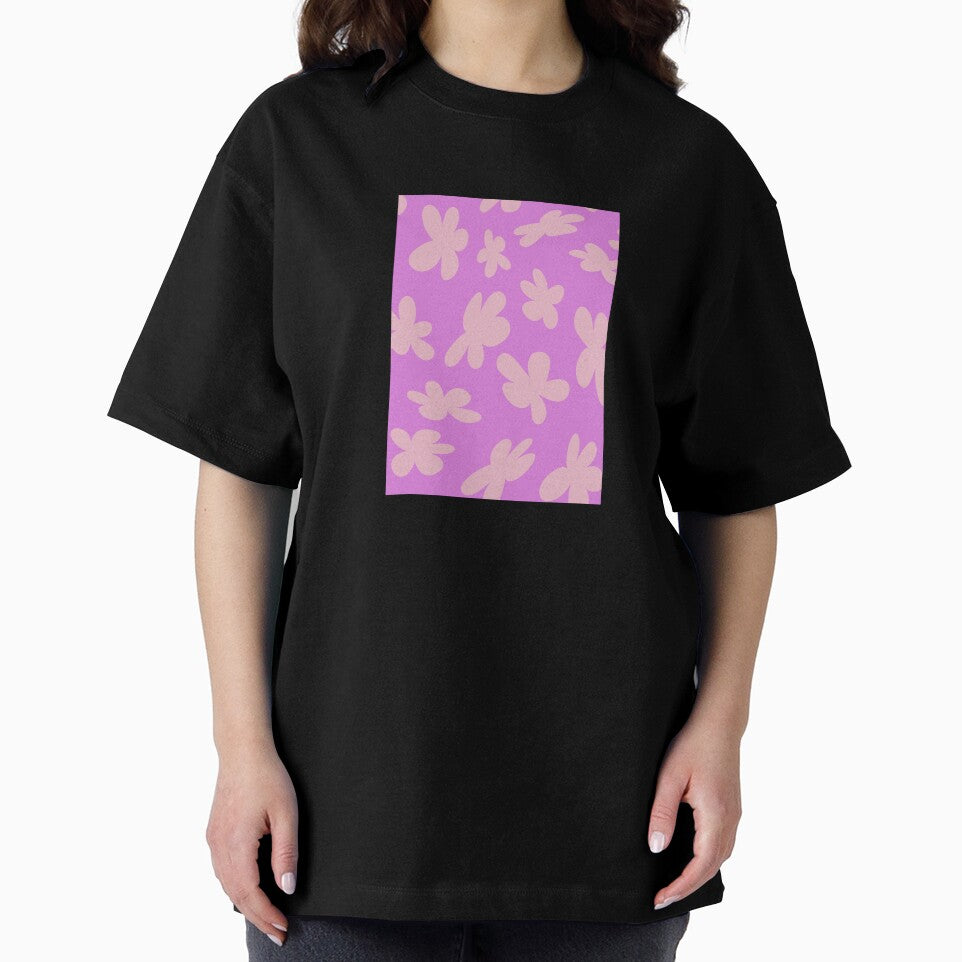 Purple Groovy Pink Flowers by ebullient