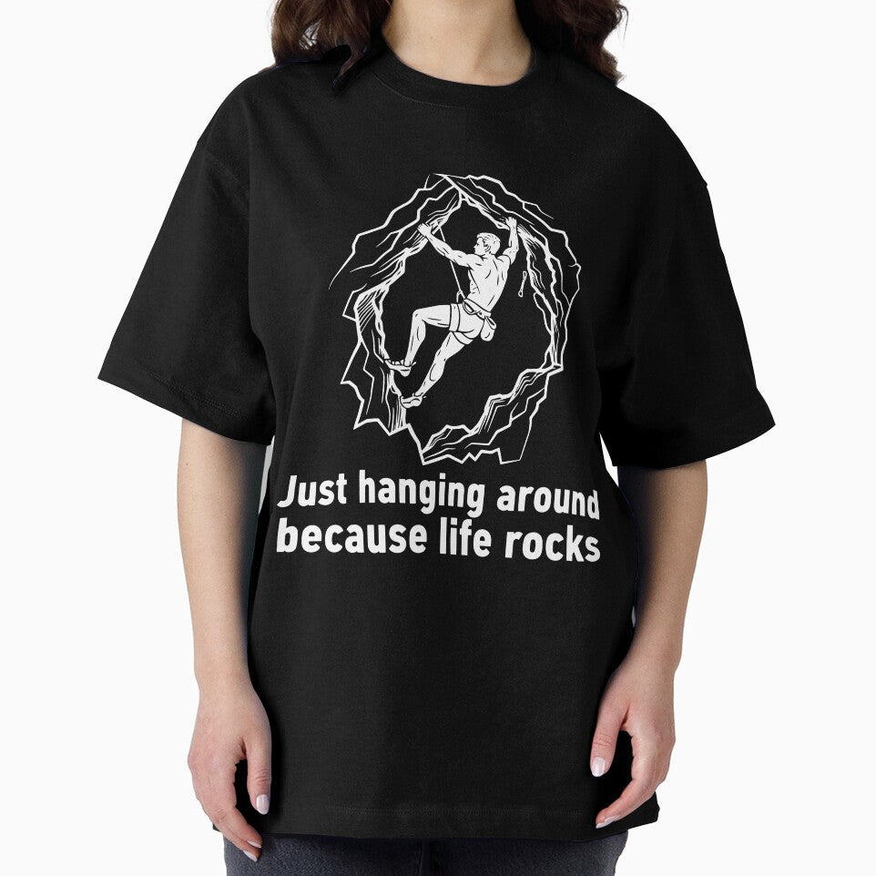 Life Rocks Bouldering Climbing Fun Design by LuminOrb