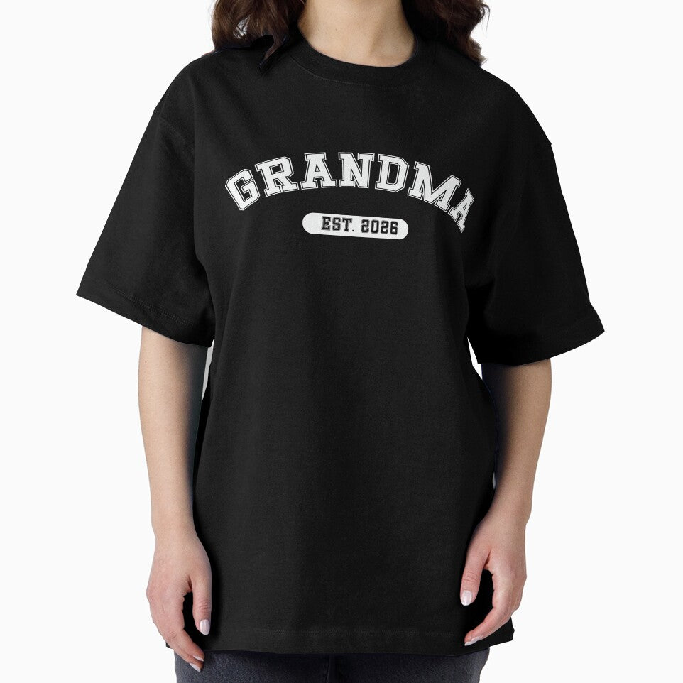 Grandma Since 2026 – New Gradmother Gift Design – Grandma 2026 – White by BernArts