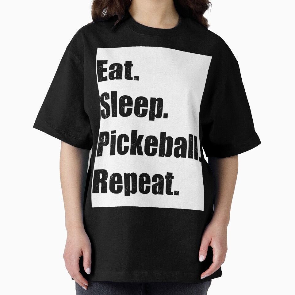 Eat. Sleep. Pickleball. Repeat. – Funny Pickleball Quote Design by Pokah79