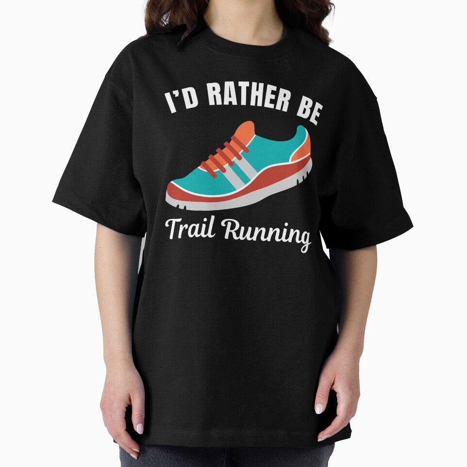 I'd rather be trail running, funny trail or distance runner saying by NBSStore