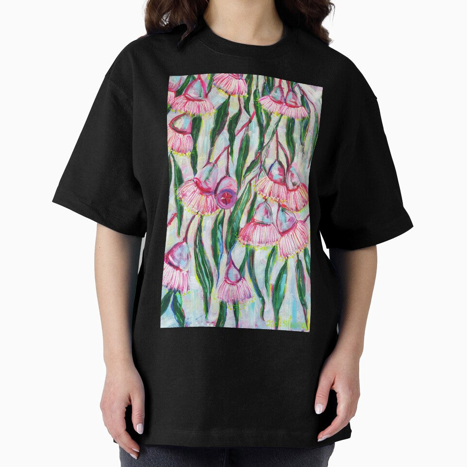 Blooming eucalyptus tree, gum tree flowers by orangerinka