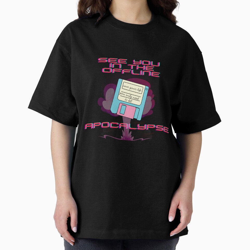 Offline Apocalypse Incoming – Disk & Atomic Vibes Nostalgic, ironic, chaotic. Floppy disk wisdom for a collapsing digital world. by Aloor