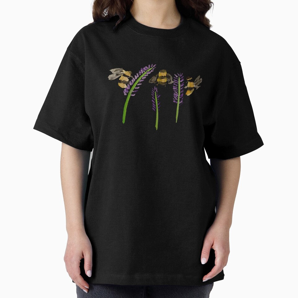 Save the bees flower shirt by Alicia Perrelli