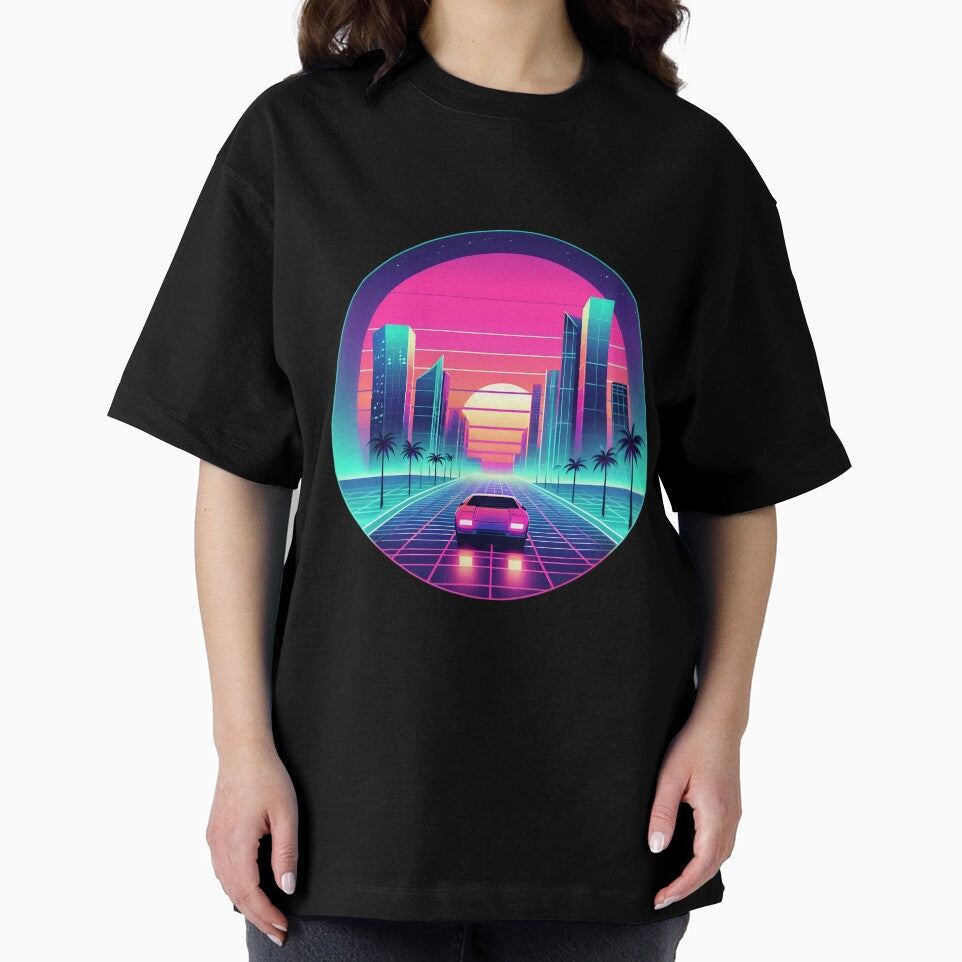 Retro Synthwave City Drive by pumsquare