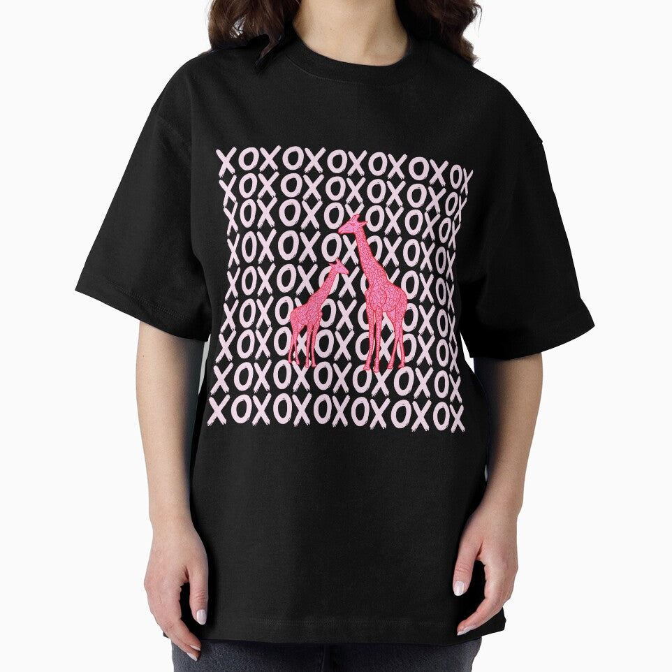 XOXO pink preppy giraffes by SUUSCK ★