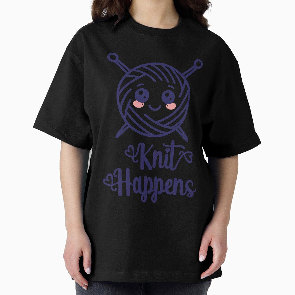 Knit Happens – Funny Yarn Lover Design for Knitters & Crocheters by TeeVinci
