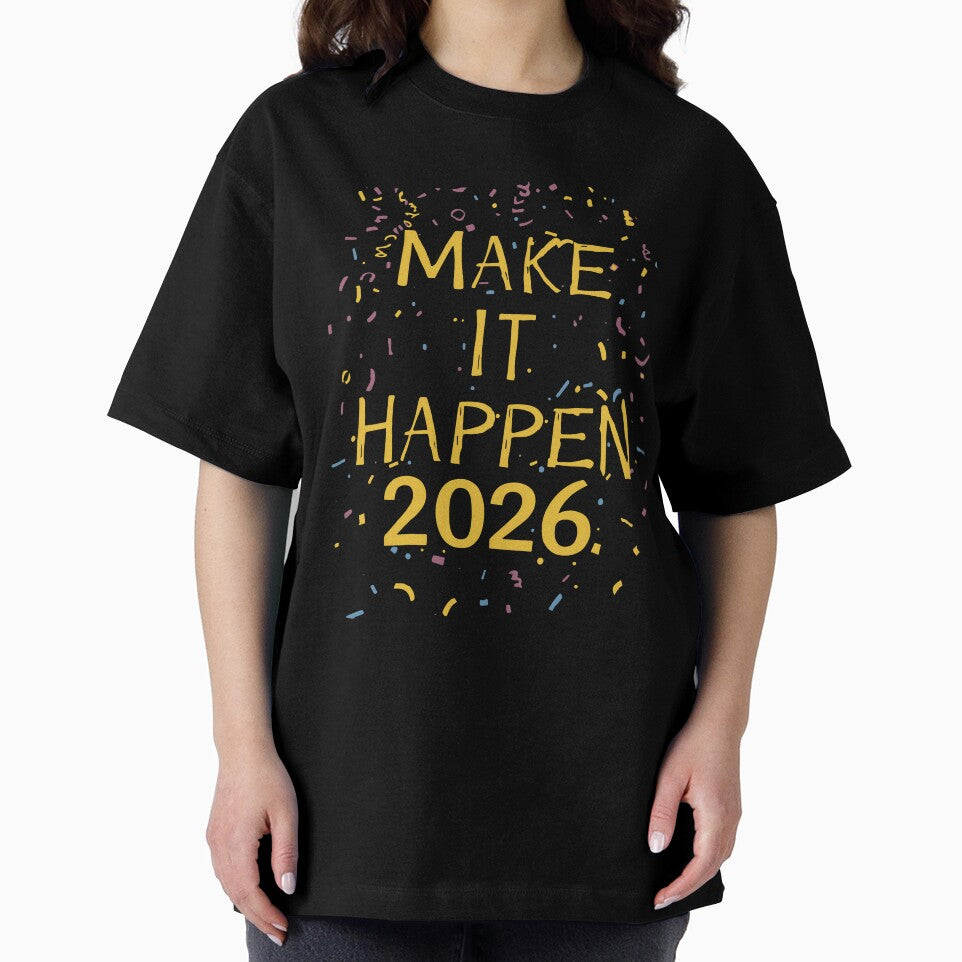 Make It Happen 2026 Sprinkles Motivation by DavidTeeStudio