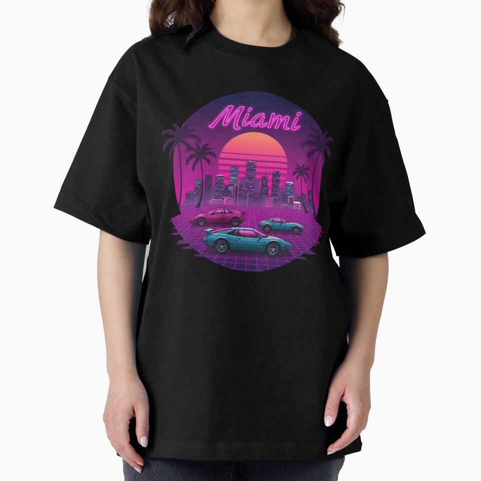 Retro Miami Sunset Aesthetic by andasanc14