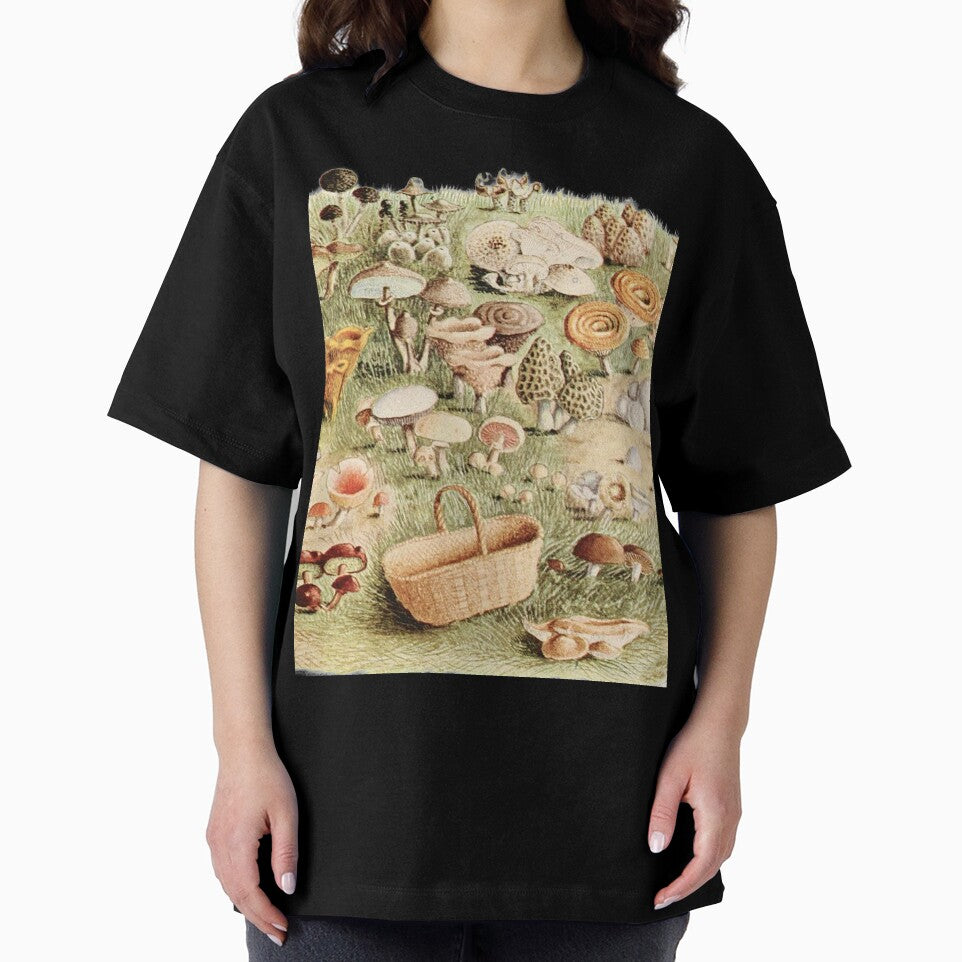 Wild Mushrooms Vintage Cottagecore Illustration by MagicStrawberry