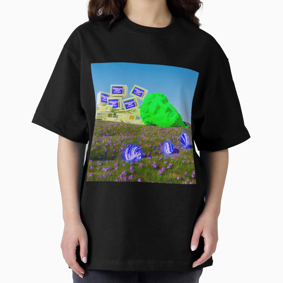 Eerie Liminal Space Green Hill Nostalgia by ugmrbhbm6