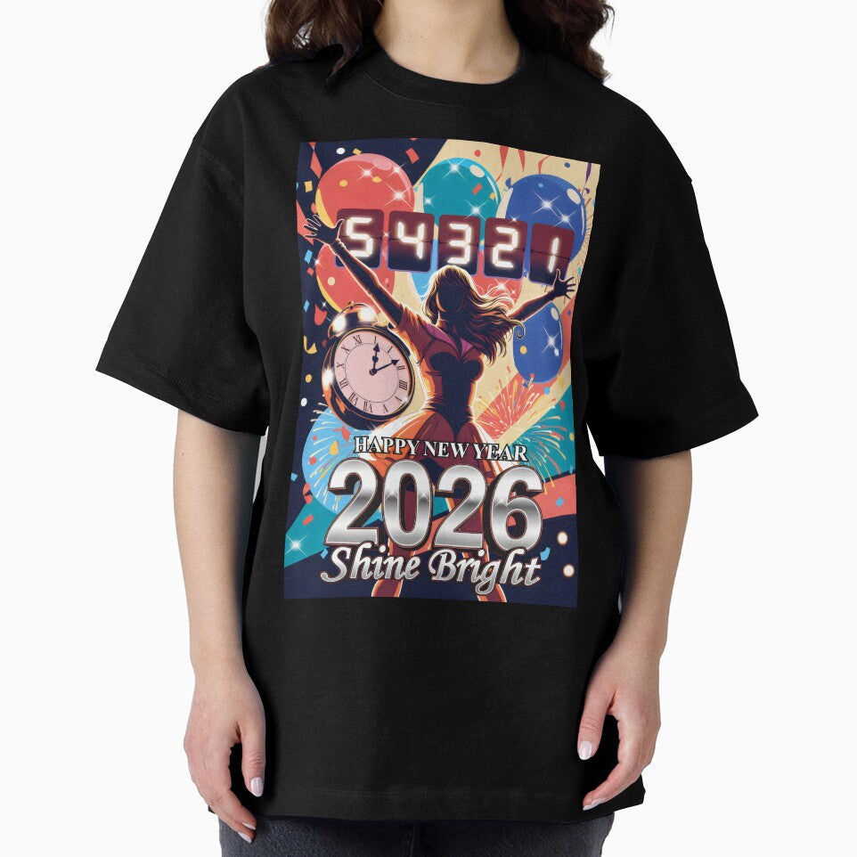 Happy New Year 2026 Shine Bright Countdown Celebration Art by SplashTastic