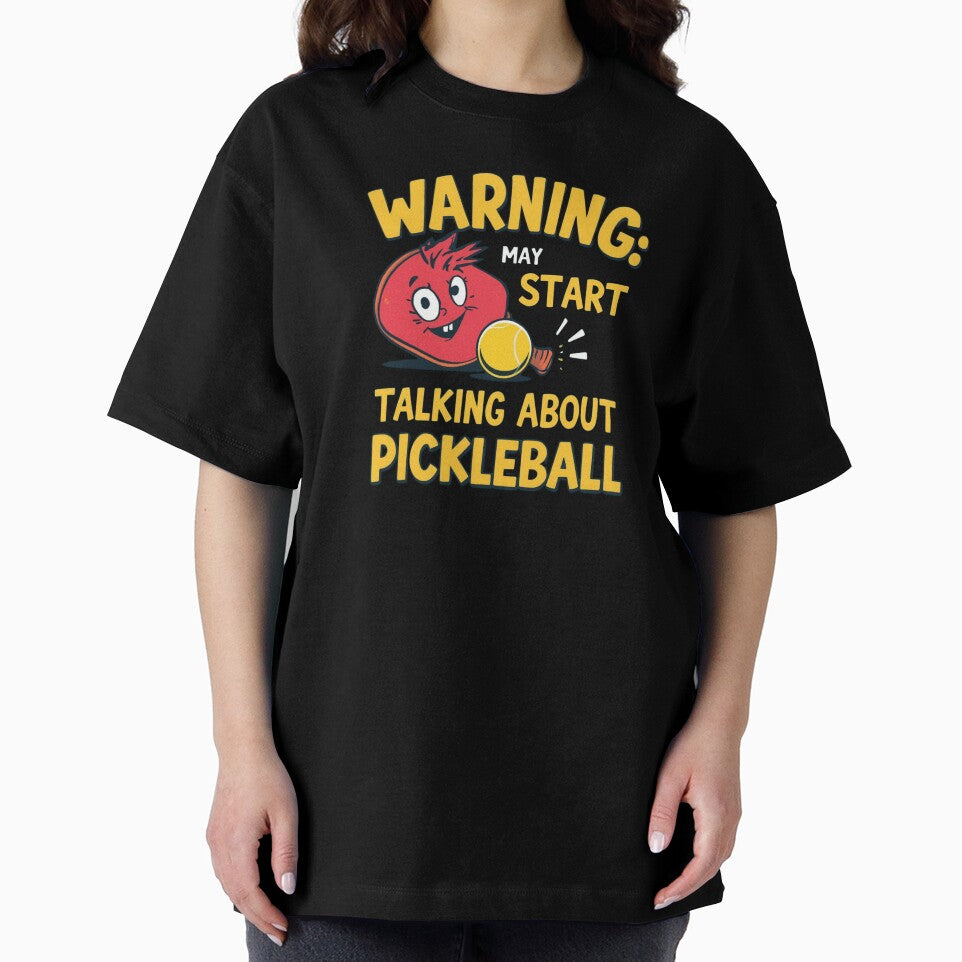 Pickleball Addict Warning - May Talk About Pickleball by Originality Designs1