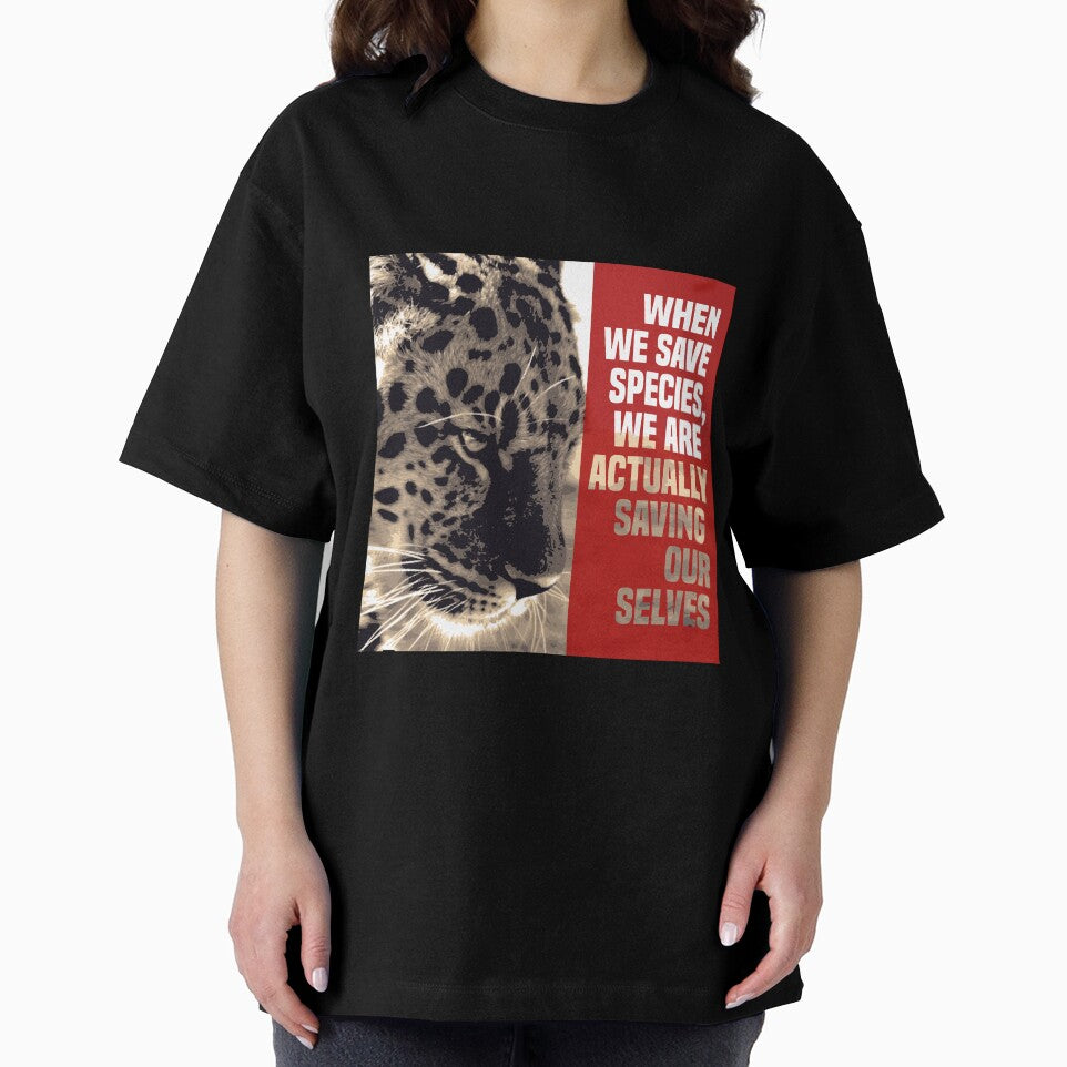 when we save species, we are actually saving ourselves.(endangered animal amur leopard) by challengecafe