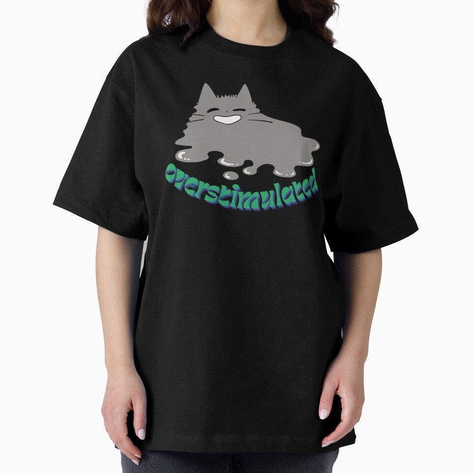 Overstimulated Puddle Cat by bandithaus