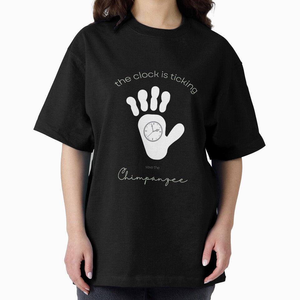 Save The Chimpanzee The Clock is Ticking Zipper Pouch by MagicWolfStar