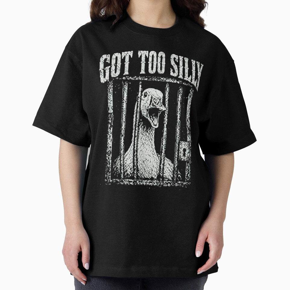 Got Too Silly Goose In Jail Funny Meme Vintage Design by haitrieuic96