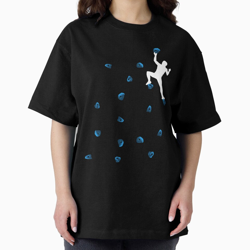 Bouldering Climbing Blue Boulder Grips Man Gentlemen by DerNerd