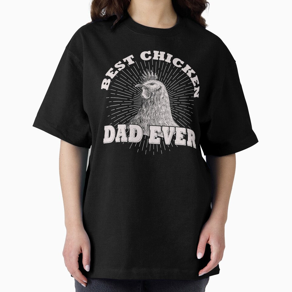 Vintage Best Chicken Dad Ever by Vasyl  Chernovol