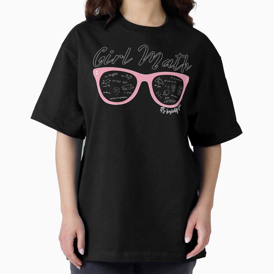 Girl Math - It’s Basically Free | Cute Pink Sunglasses with Math Doodles by Kimochi-Shop