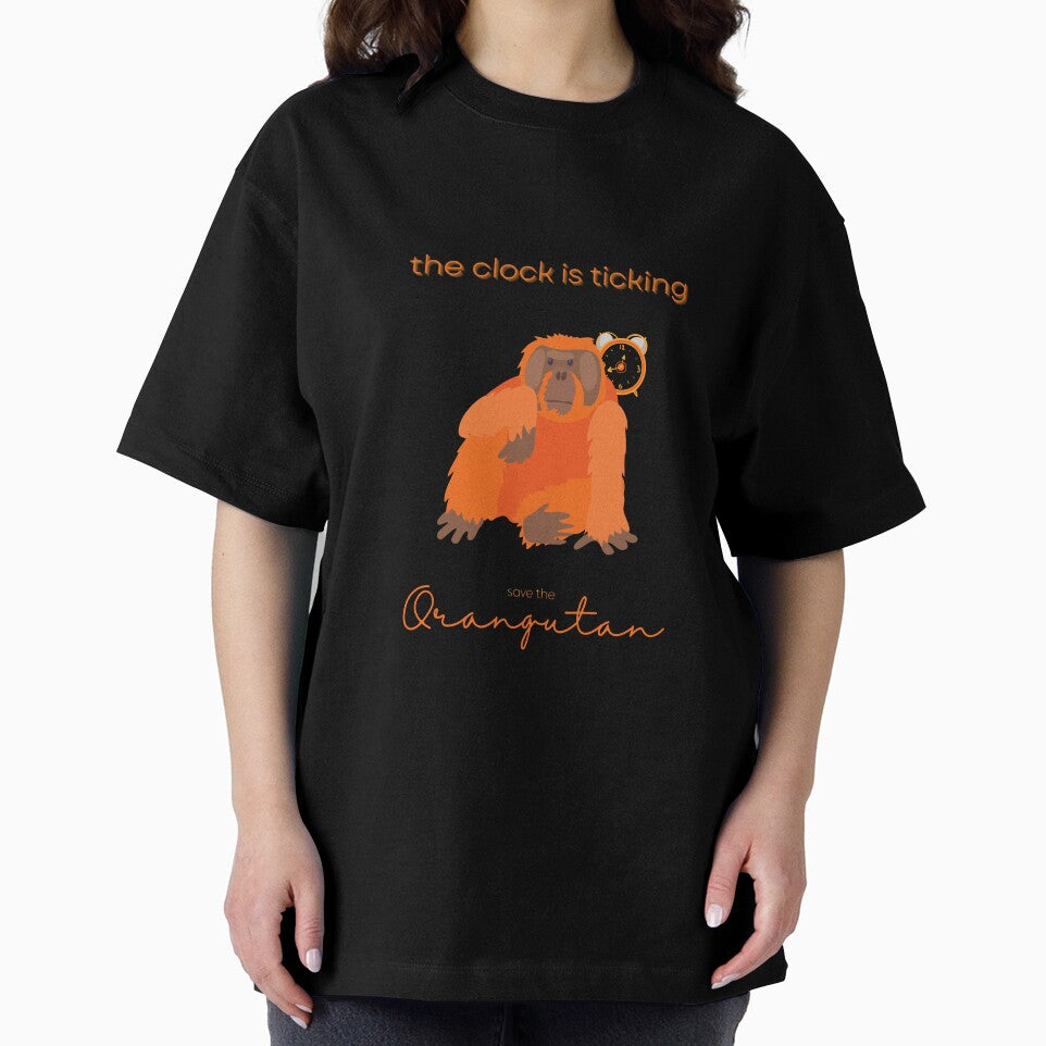 Save The Orangutan The Clock Is Ticking Sticker by MagicWolfStar