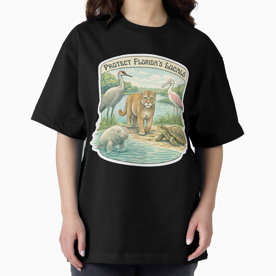 Protect Florida’s Locals – Vintage Inspired Wildlife Illustration by Maddie-iceee