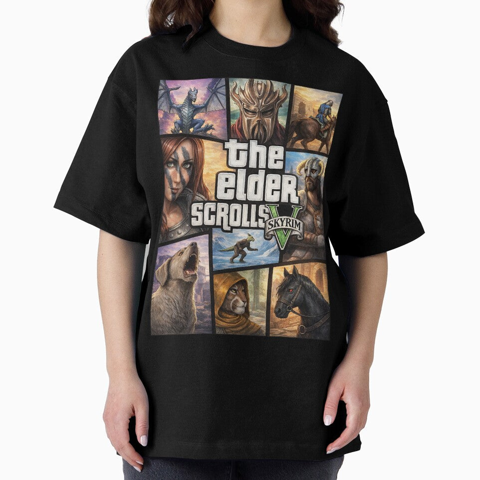 Skyrim Meets Gta Fan Art by My Artprintz