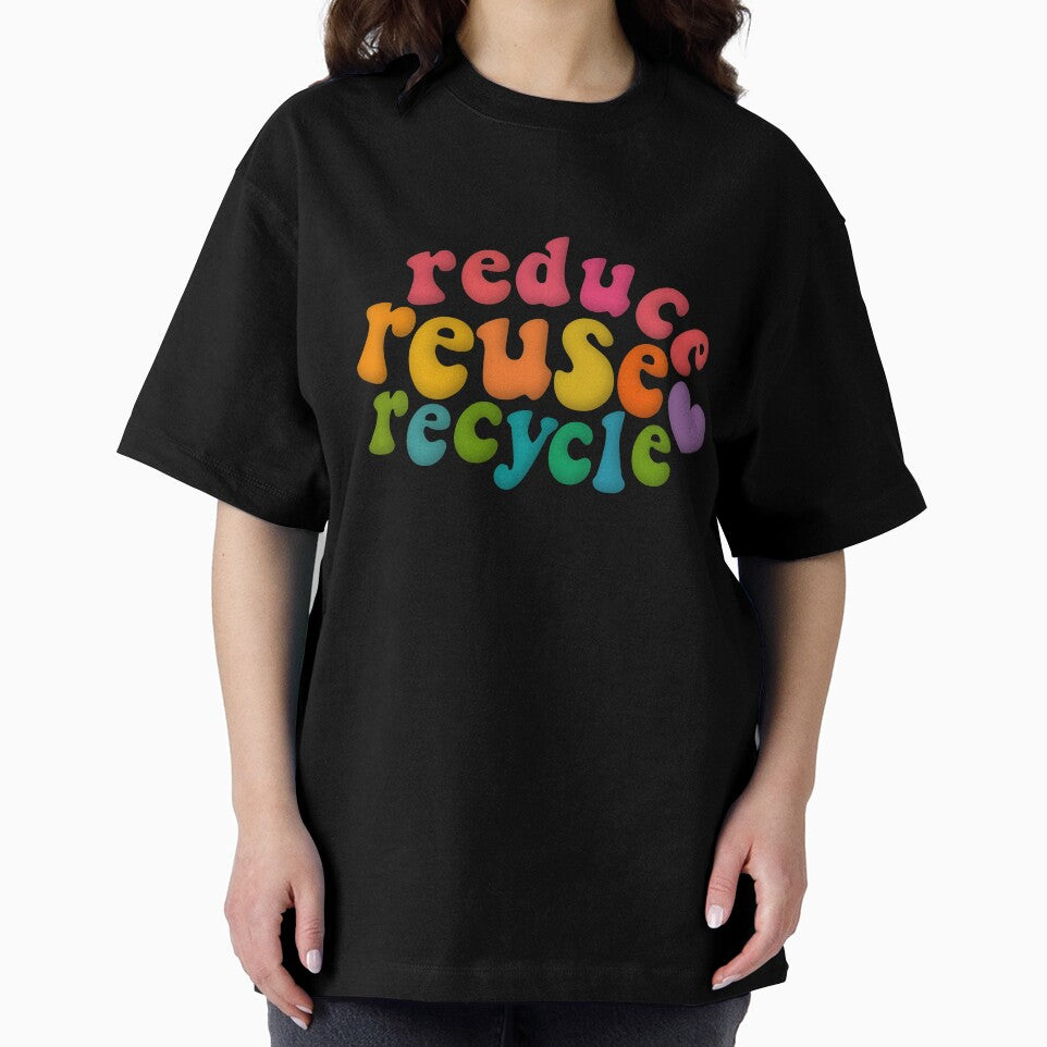 Reduce Reuse Recycle Rainbow Retro Environmental Advocacy by cashewdays