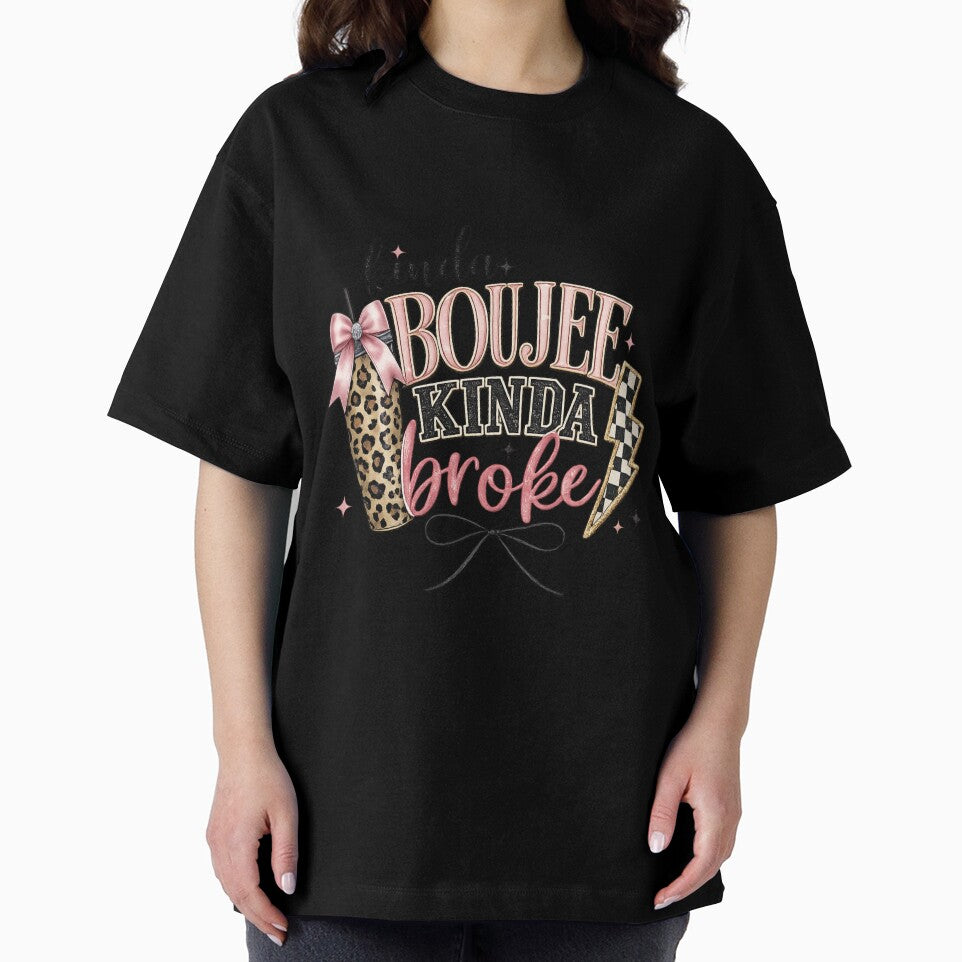 Kinda Boujee Kinda Broke Leopard Tumbler Bow Coquette by Dana  Burke