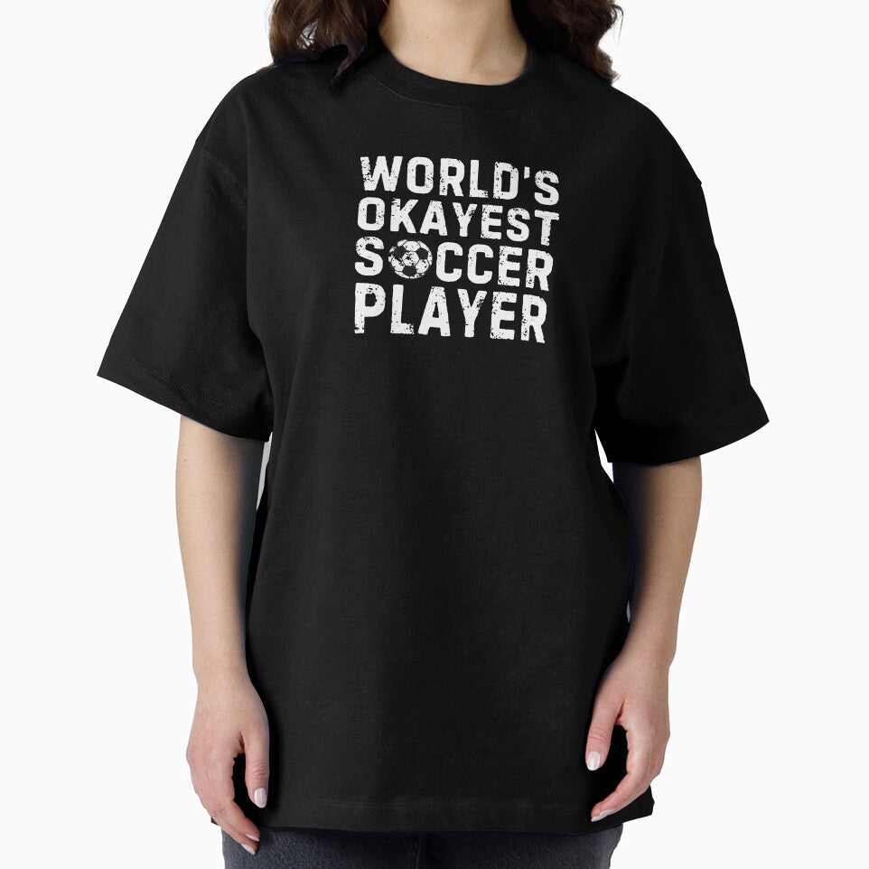 World's Okayest Soccer Player Sarcastic Football by StrideSuccess