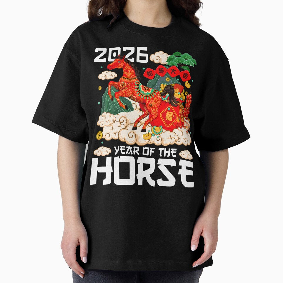 Year Of The Horse 2026 Happy Chinese Lunar New Year 2026 by KristyCharleen
