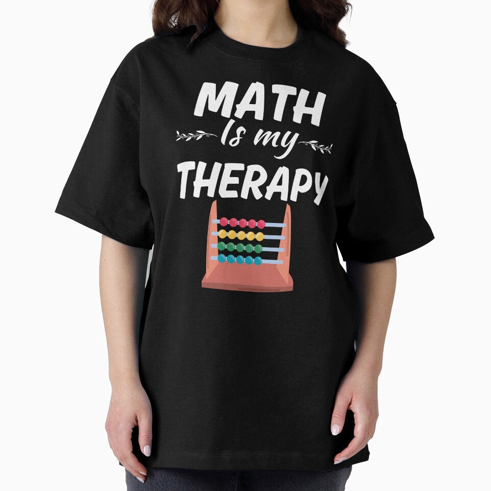 Math is my therapy, funny mathematics life saying or quote by NBSStore