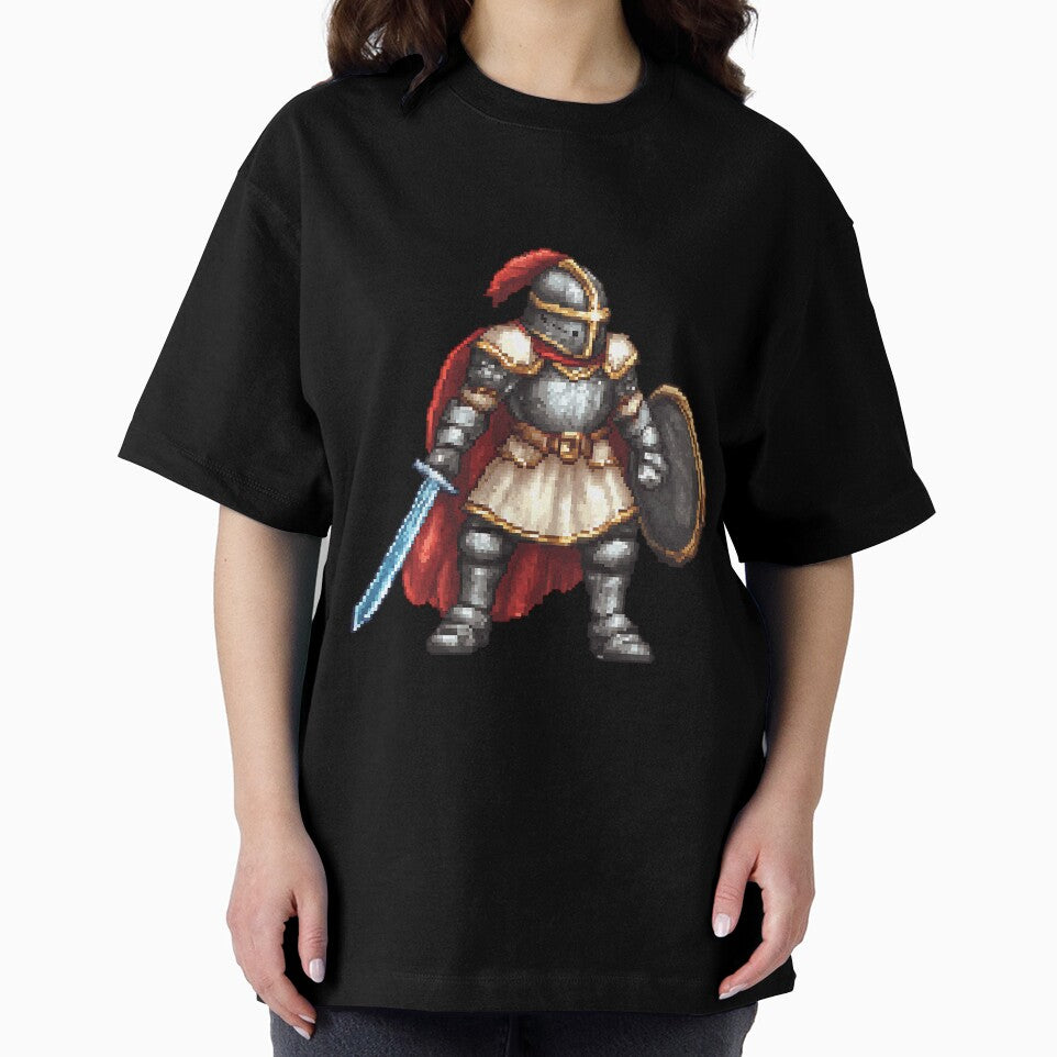 Retro Pixel Art: 8-bit Knight by bapupa