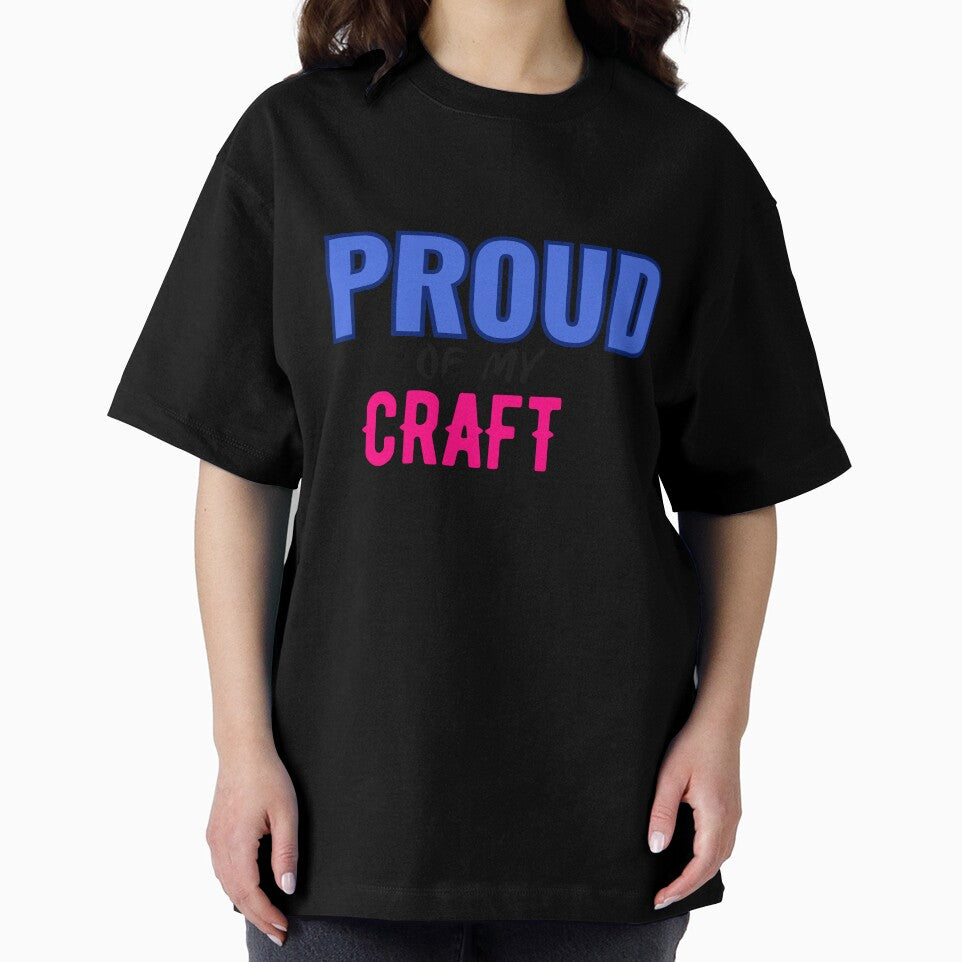 Proud of My Craft – Creator Vibes Tee for Artists, Makers & Designers | Minimal Retro POD Design by VibeCraftique