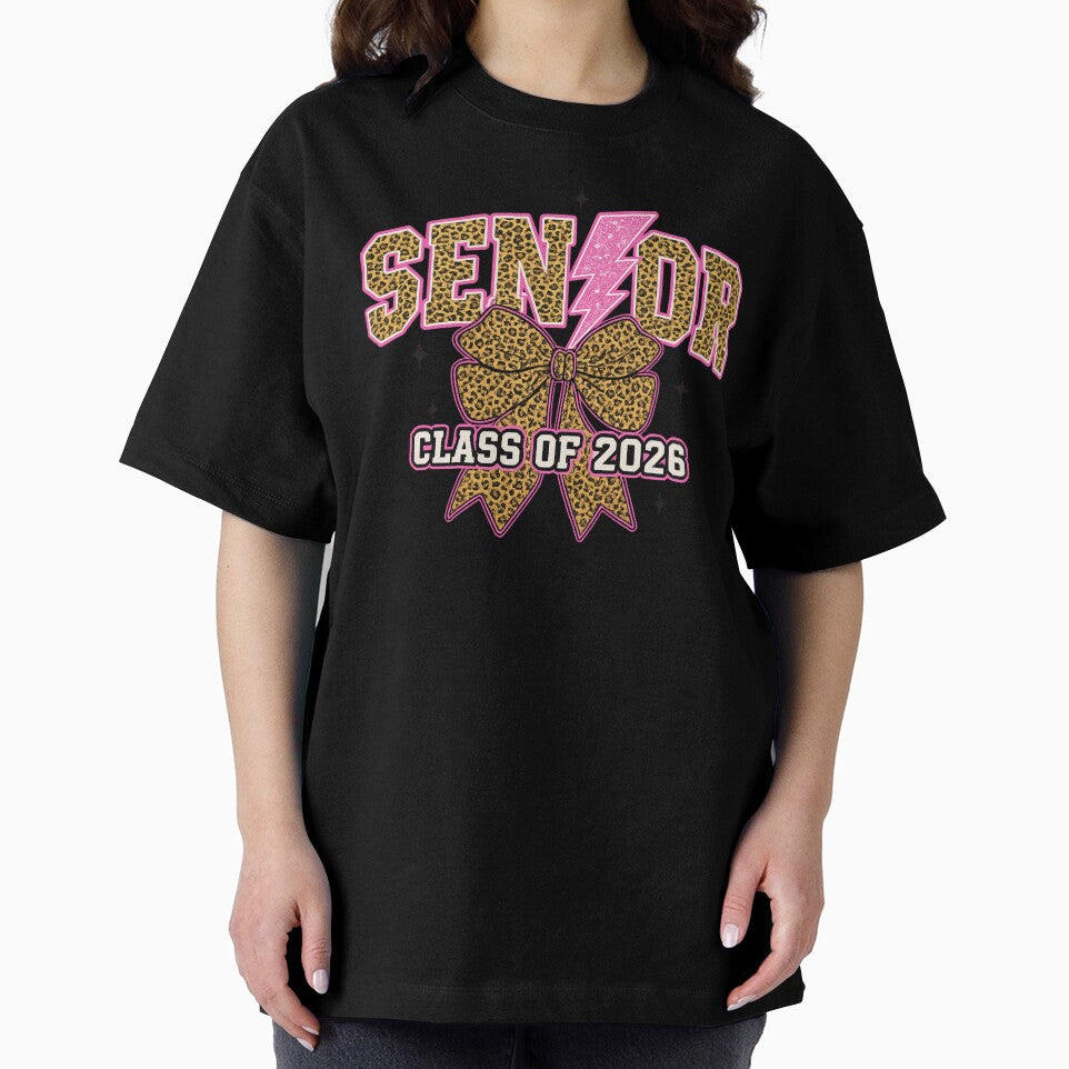 Senior Class of 2026 Leopard Bow by Clinomania Art