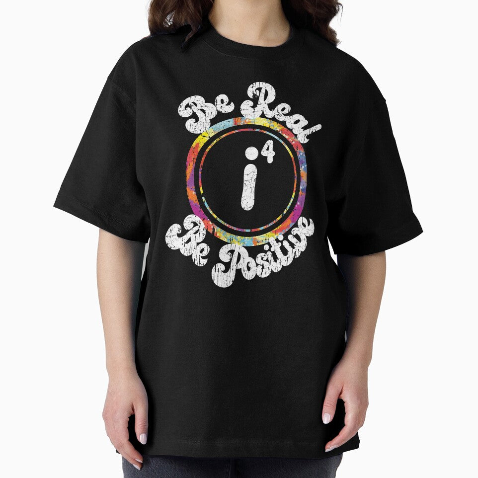 Funny Math Tie-Dye Be Real Be Positive Imaginary Numbers by sherogins
