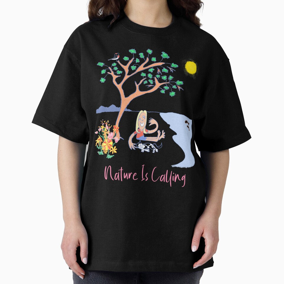 Nature Is Calling (pink text) by Heuly Horton