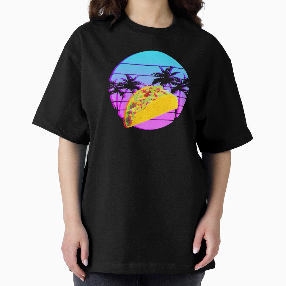Vaporwave Art - 90's 80's Retro Taco Japanese Otaku Aesthetic by Hitagivapor