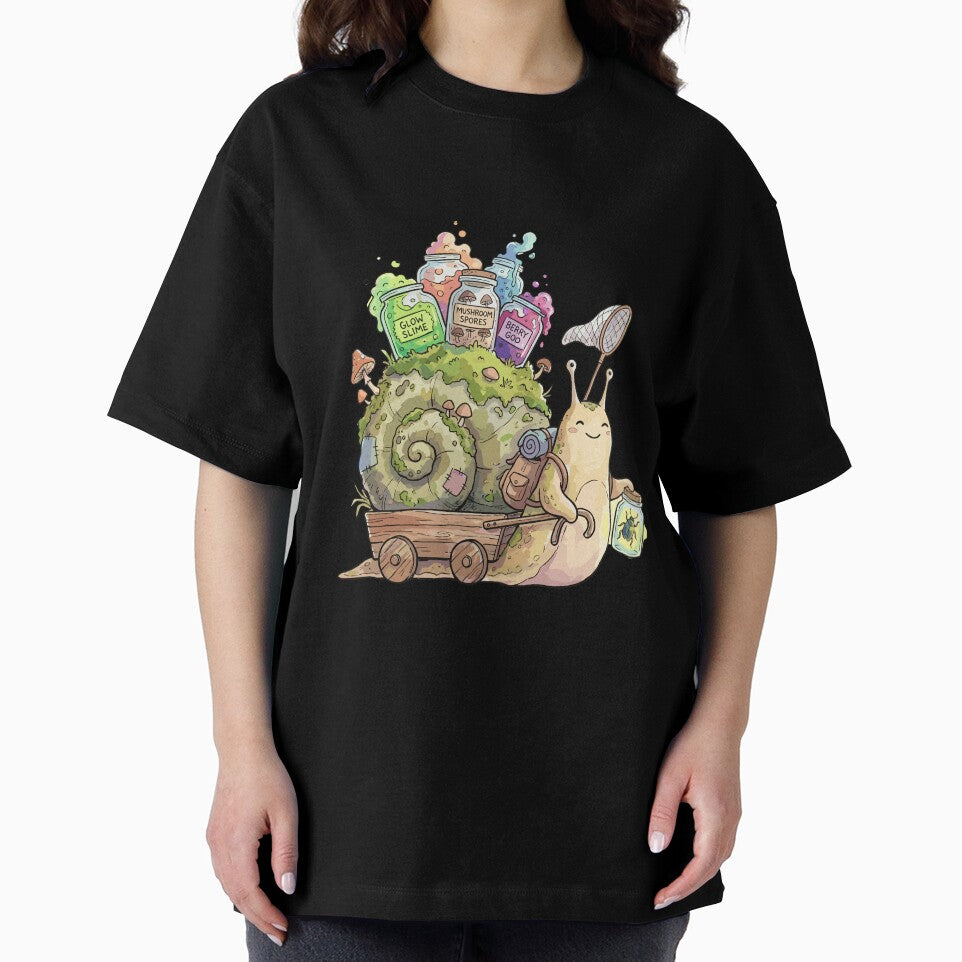 Goblincore Aesthetic: Snail Goo Forager by bapupa