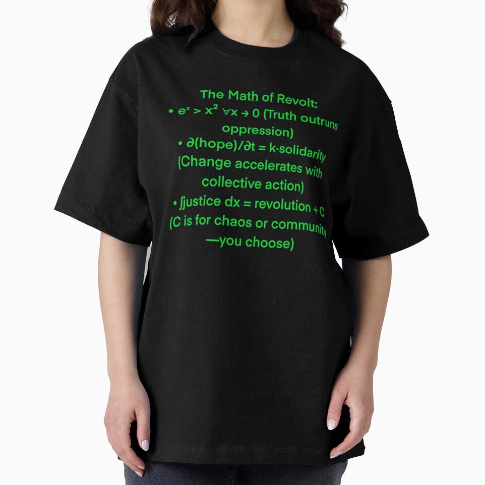 Earth Day Math Revolt Tee: eˣ > x² in Forest Green | Eco-Activist STEM Shirt by aadventures