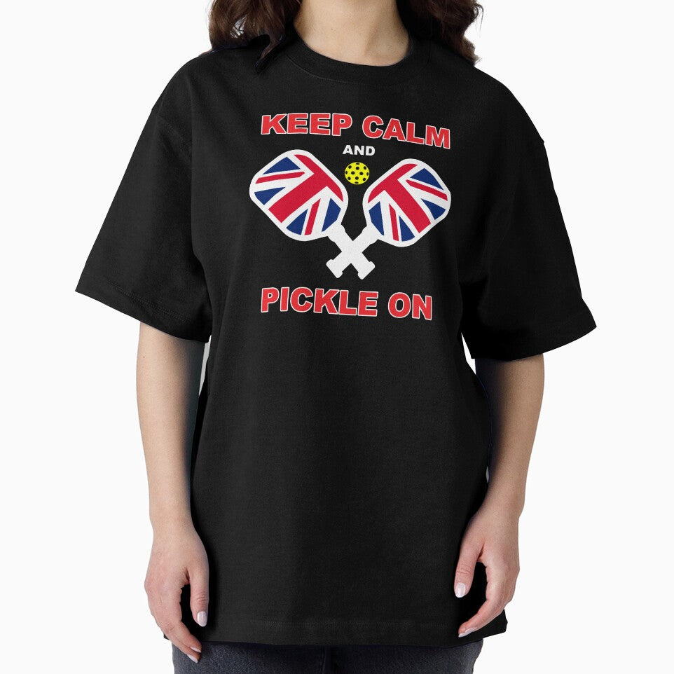 KEEP CALM and PICKLE ON - Union Jack Pickleball - UK pickleball - British pickleball – Pickleball GIFT by originalsusie