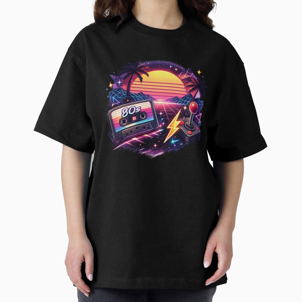 Neon Sunset 80s Retro Vibes by Tadeusz1