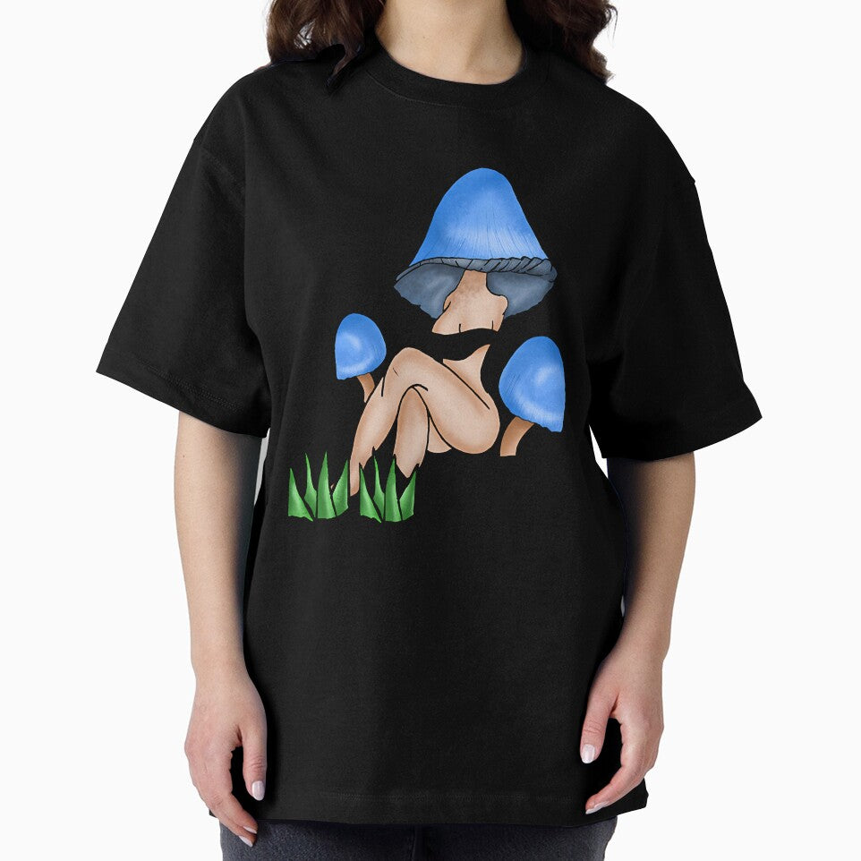 Fungal Woman Surreal Mycology Art by csemezabraany
