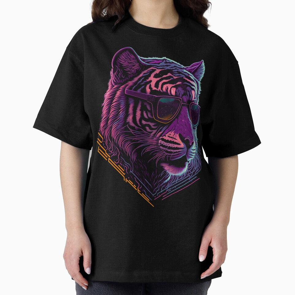 Colorful Tiger Portrait by Xhevahir