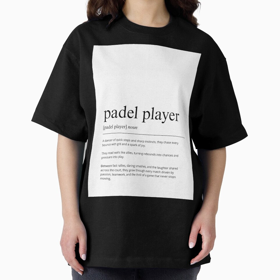 Padel Player Definition Print | Minimalist Sports Wall Art | Padel Gift for Fan | Typography Poster by shopcanva
