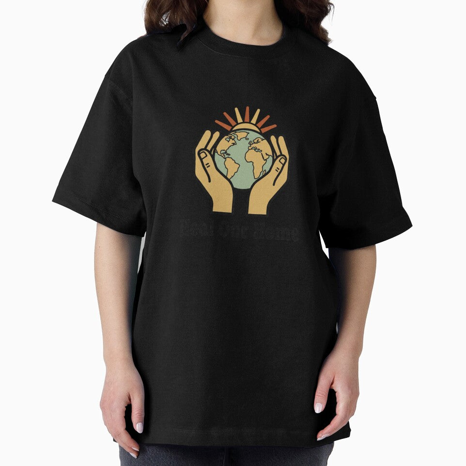 Sustainable Future - Retro Earth Day Global Healing by InkWeaveShop