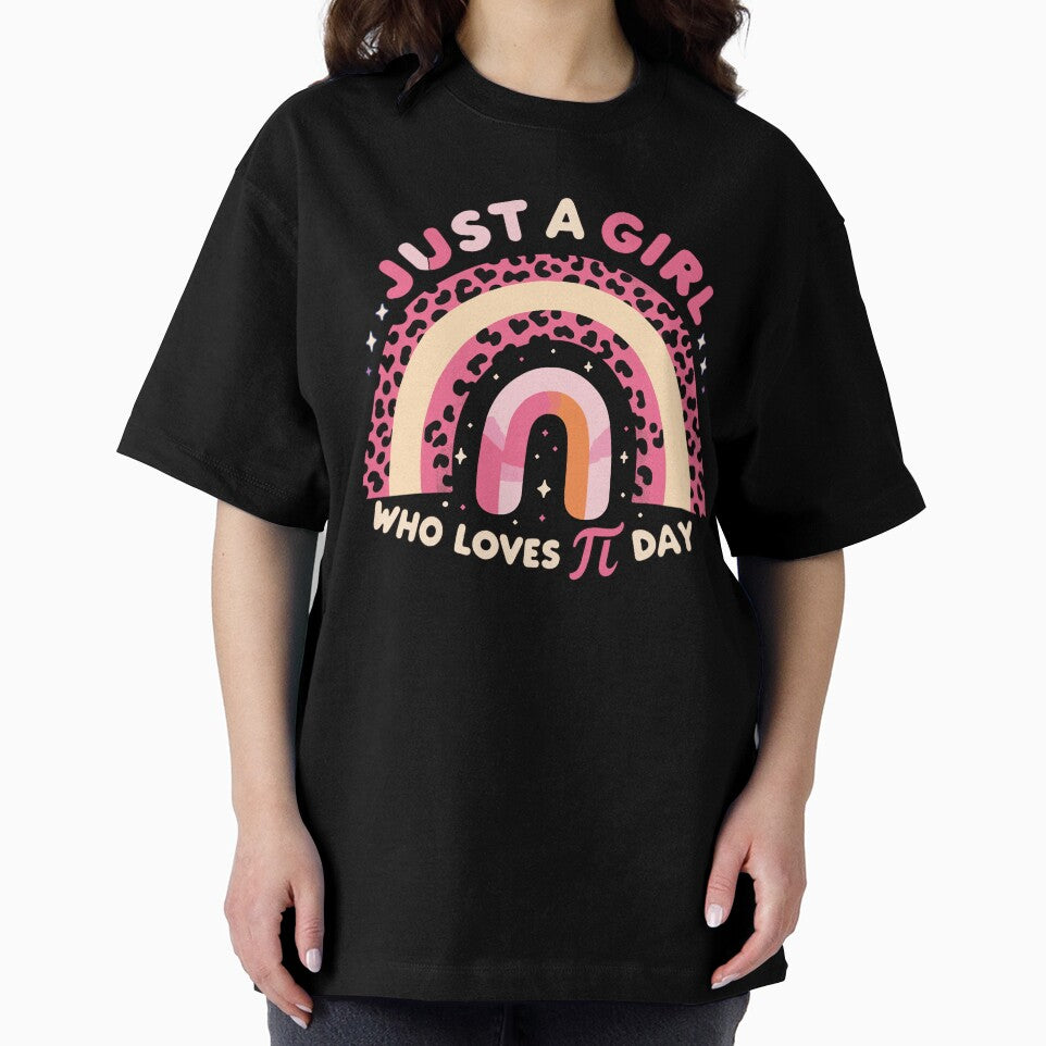 Just A Girl Who Loves Pi Day 3.14 Colorful Rainbow by Thomas Remmers